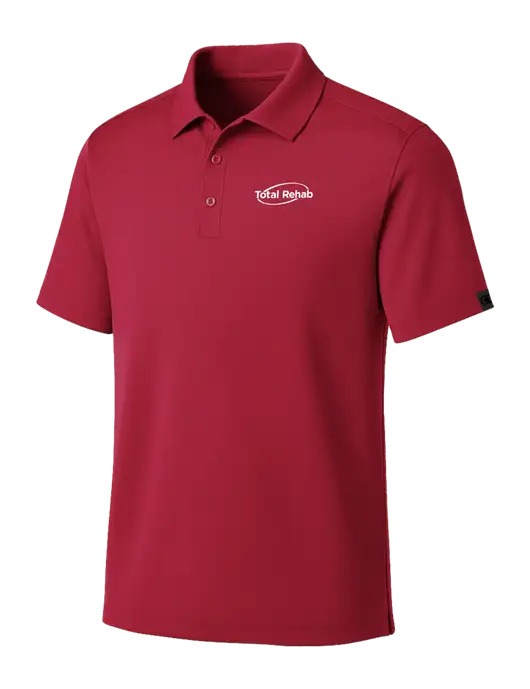 OGIO Red Framework Polo w/Total Rehab Logo