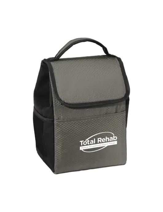 Lunch Bag Grey/Black Cooler w/Total Rehab Logo