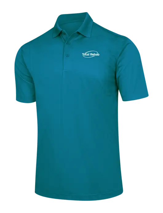 Dark Sapphire Micropique Sport-Wick Polo w/Total Rehab Logo