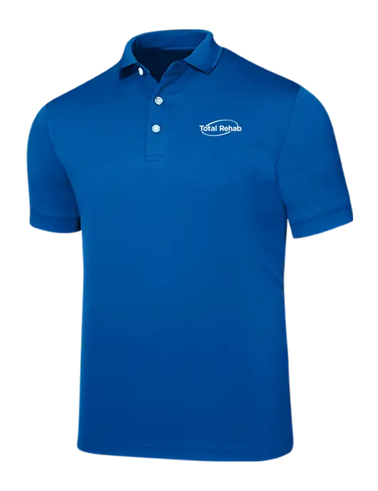 Callaway Ottoman Royal Blue Polo w/Total Rehab Logo