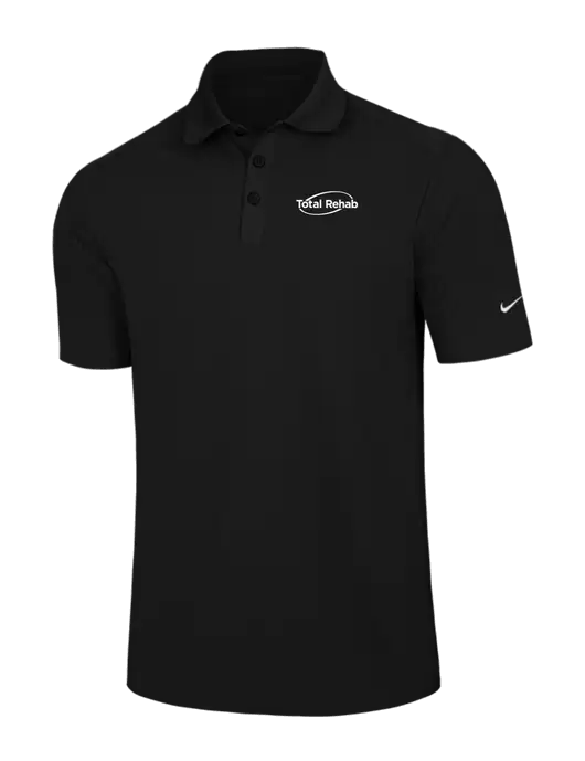 Nike Black Dri-FIT Classic Polo w/Total Rehab Logo