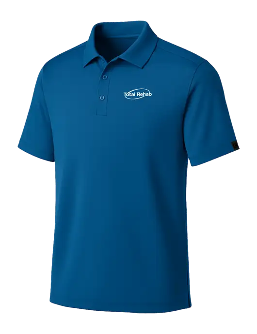 OGIO Royal Blue Framework Polo w/Total Rehab Logo