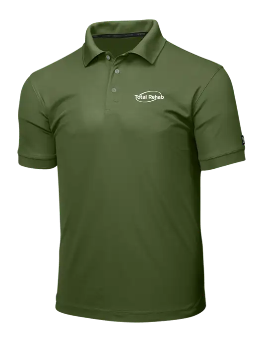 OGIO Olive Caliber 2.0 Polo w/Total Rehab Logo