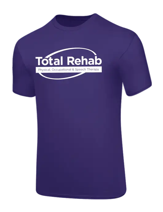 Core Blend Purple T-Shirt w/Total Rehab Logo