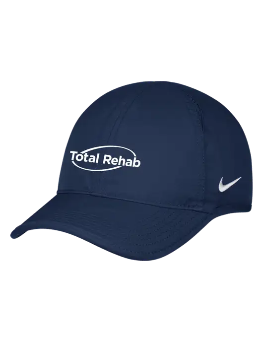 Nike Navy Featherlight Cap w/Total Rehab Logo