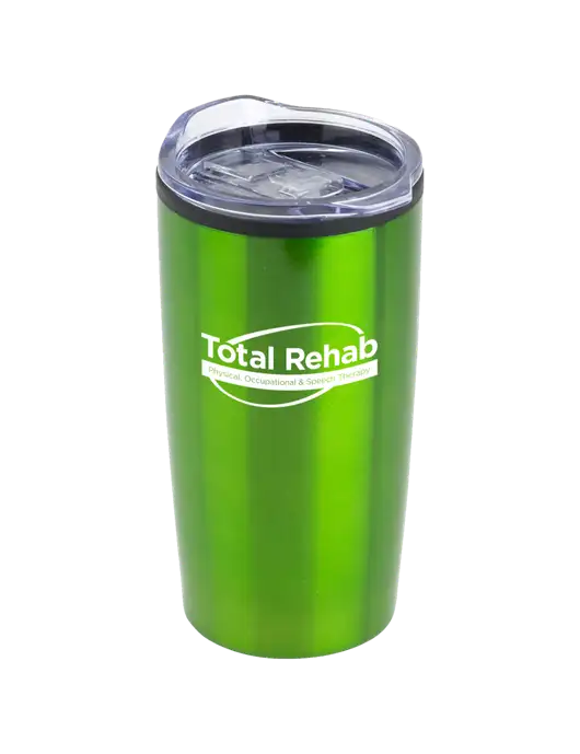 Olympus Green 20 oz Tumbler w/Total Rehab Logo
