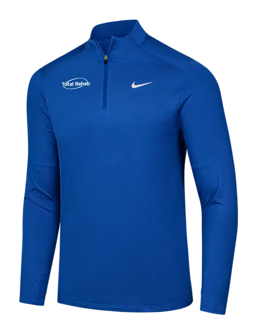 Nike Royal Dri-FIT Element 1/2-Zip Pullover w/Total Rehab Logo
