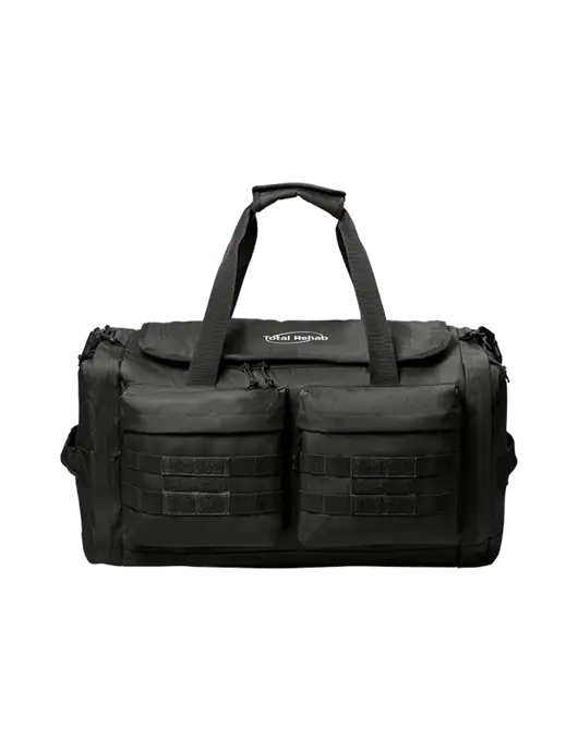 CornerStone Black Tactical Duffel w/Total Rehab Logo