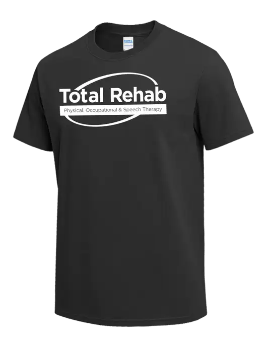 Charcoal Heavyweight 6.1 oz T-Shirt w/Total Rehab Logo