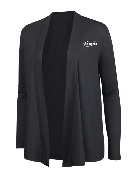 Smoke Grey Womens Concept Cardigan w/Total Rehab Logo