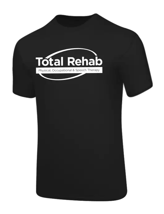 Core Blend Black T-Shirt w/Total Rehab Logo
