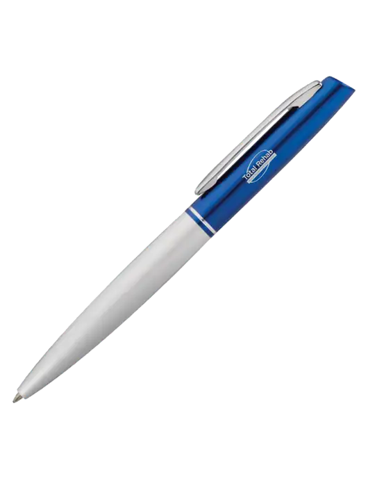 Hamlin Blue Ballpoint - Blue Ink w/Total Rehab Logo