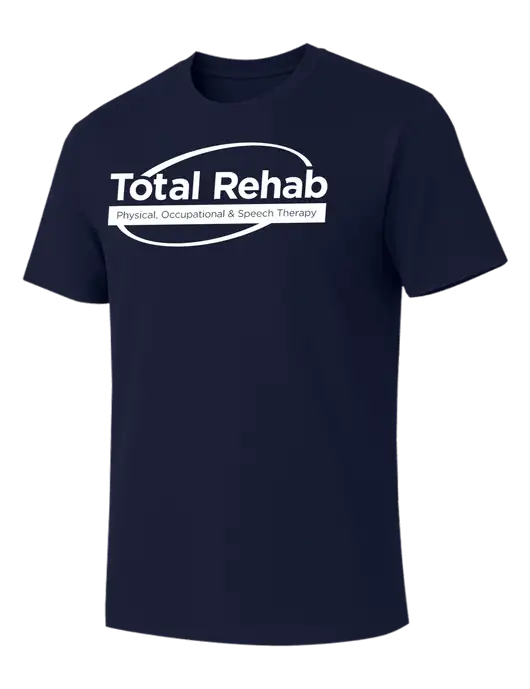 Allmade Dark Navy Organic Cotton Tee w/Total Rehab Logo