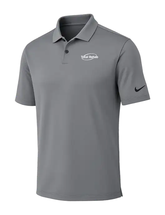 Nike Medium Grey Dri-FIT Vapor Polo w/Total Rehab Logo