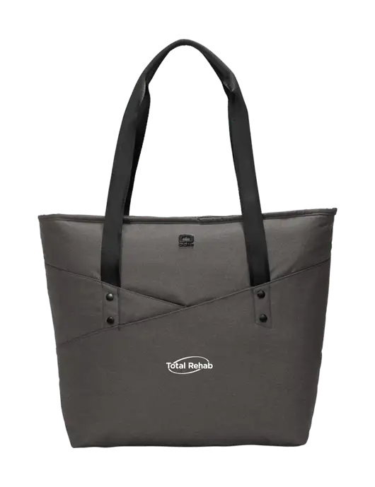 OGIO Tarmac Heather Downtown Tote 
 w/Total Rehab Logo