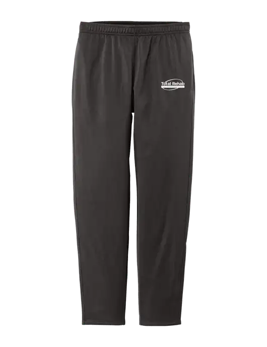 Womens Tricot Very Dark Grey Track Jogger w/Total Rehab Logo