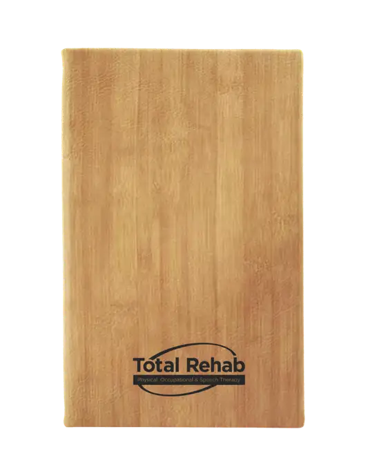 Bamboo Leatherette 5.25 x 8.25 Journal w/Total Rehab Logo