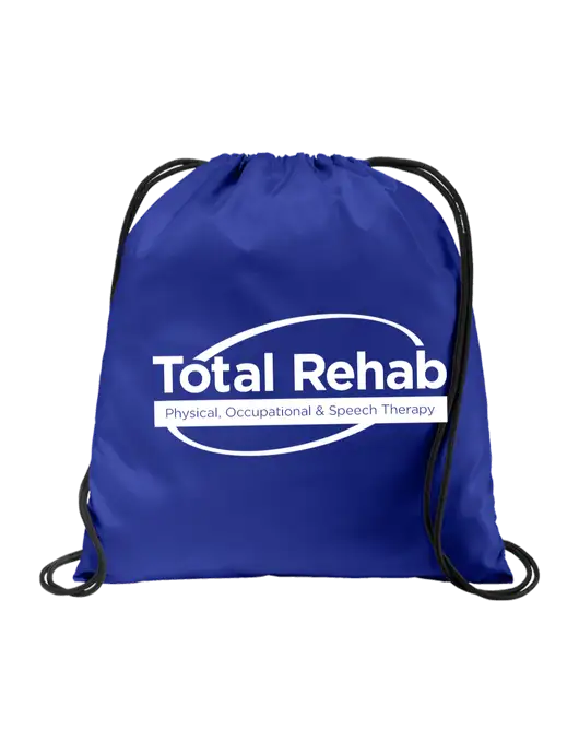 Drawstring  Royal Cinch Pack w/Total Rehab Logo