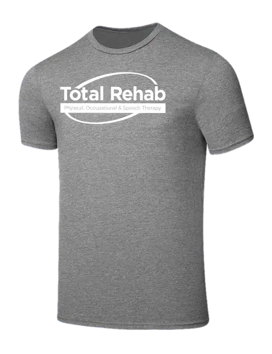 Seriously Soft Grey Frost T-Shirt w/Total Rehab Logo