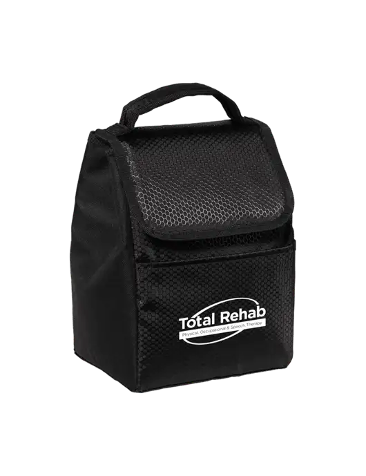 Lunch Bag Black Cooler w/Total Rehab Logo