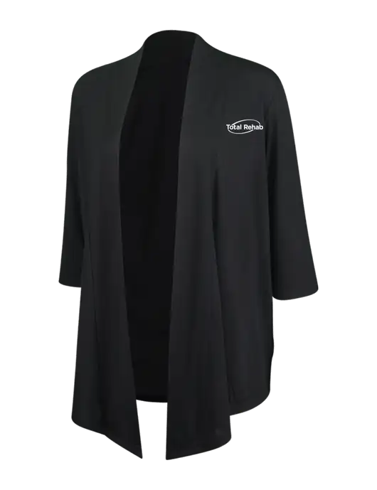Black Womens Concept Shrug w/Total Rehab Logo