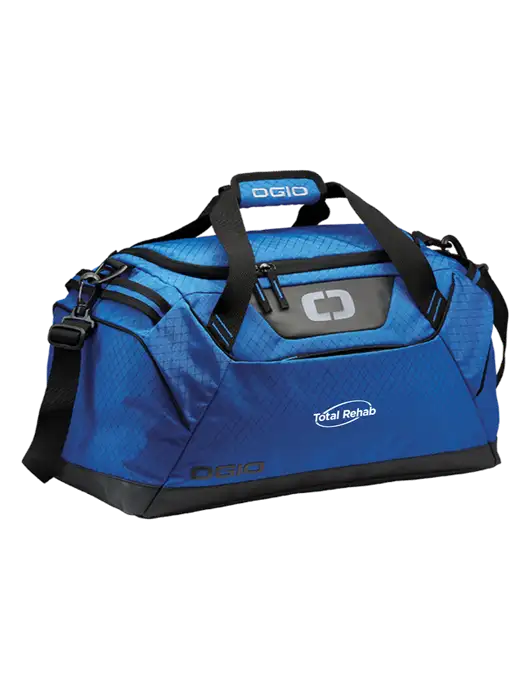 OGIO Royal Blue Catalyst Duffle
 w/Total Rehab Logo