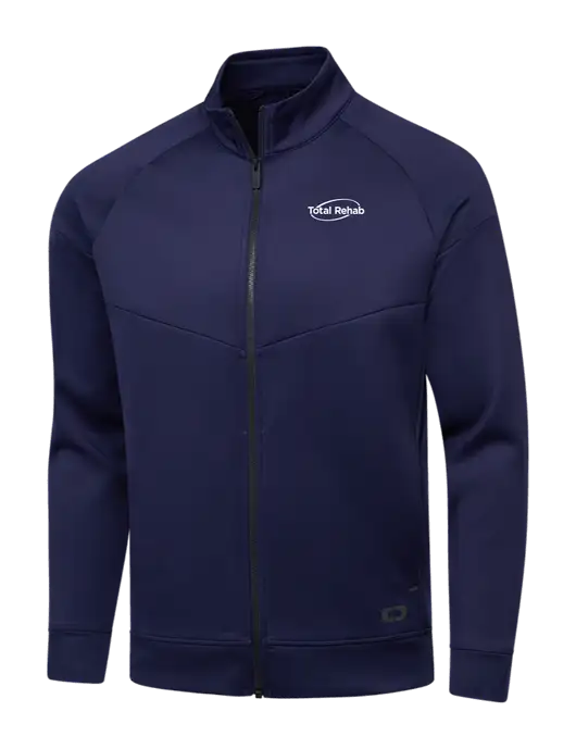 OGIO Navy Endurance Modern Performance Full-Zip w/Total Rehab Logo