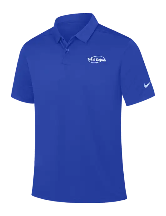 Nike Dark Royal Dry Essential Solid Polo w/Total Rehab Logo