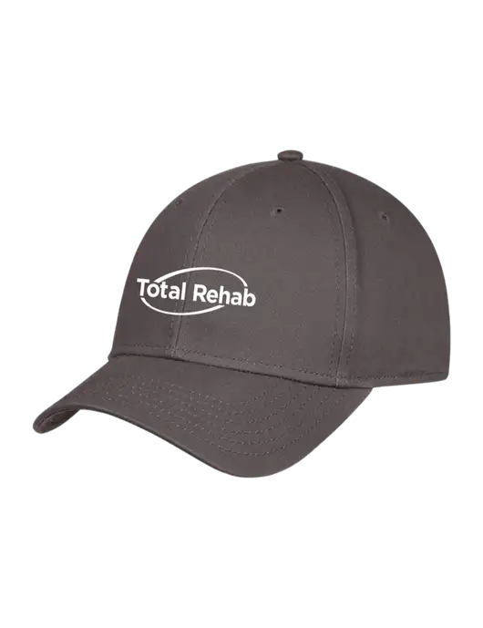 Charcoal Structured Cap Hook & Loop w/Total Rehab Logo