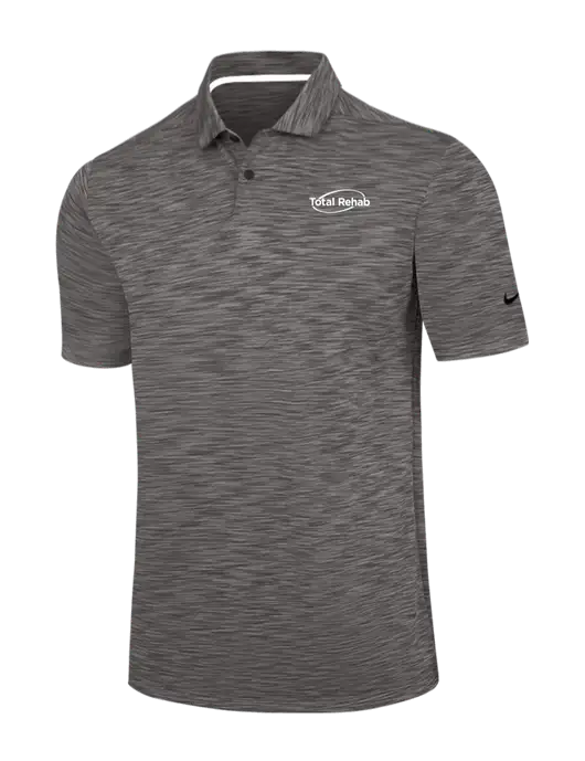 Nike Dark Grey Dri-FIT Vapor Space Dyed Polo w/Total Rehab Logo