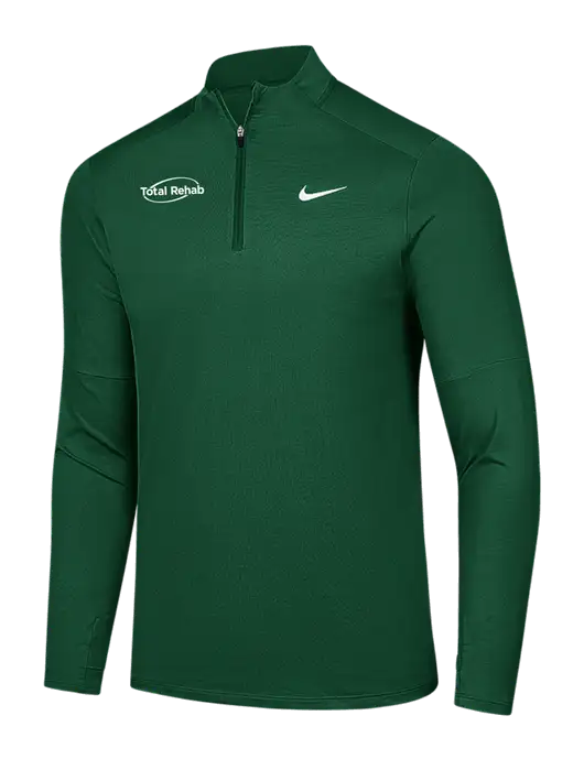 Nike Dark Green Dri-FIT Element 1/2-Zip Pullover w/Total Rehab Logo
