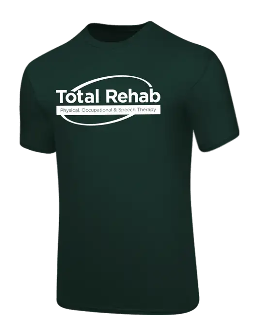 Core Blend Dark Green T-Shirt w/Total Rehab Logo