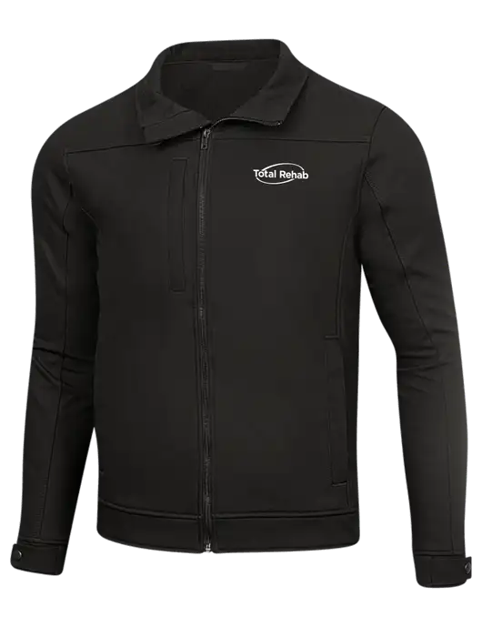 Cornerstone Black Duck Bonded Soft Shell Jacket w/Total Rehab Logo
