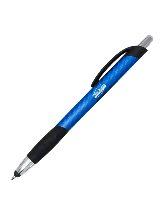 Sunray Blue Stylus Pen - Black Ink w/Total Rehab Logo