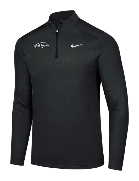 Nike Black Dri-FIT Element 1/2-Zip Pullover w/Total Rehab Logo