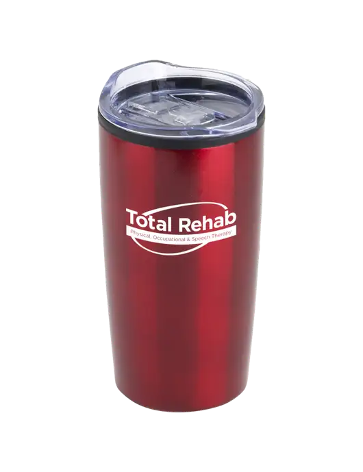 Olympus Red 20 oz Tumbler w/Total Rehab Logo
