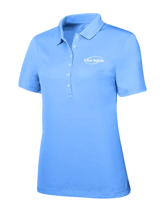 Callaway Womens Ottoman Light Blue Polo w/Total Rehab Logo