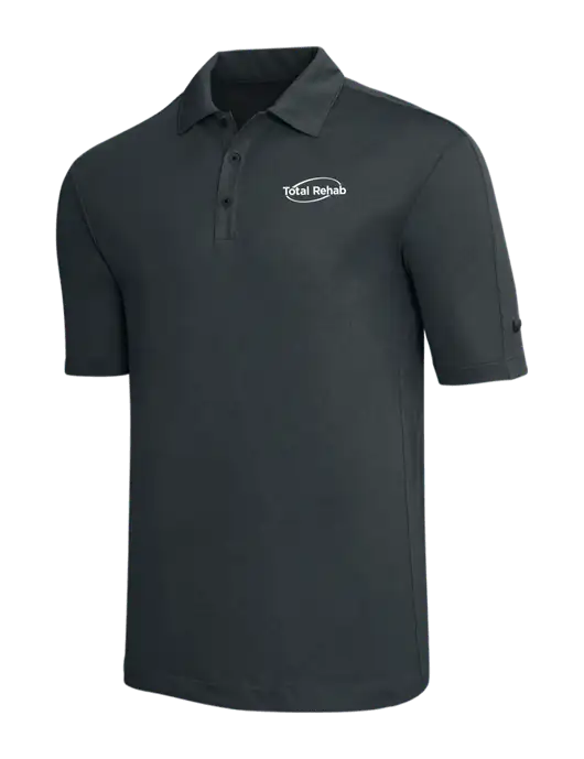 Nike Dark Grey Tech Sport Dri-FIT Polo w/Total Rehab Logo