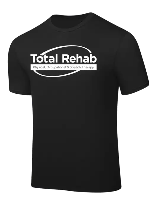 Black PosiCharge Competitor Tee w/Total Rehab Logo
