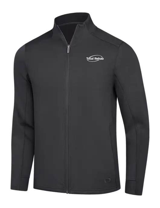 OGIO Dark Grey Transcend Full-Zip w/Total Rehab Logo