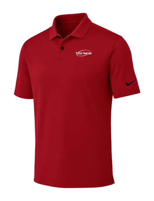 Nike Red Dri-FIT Vapor Polo w/Total Rehab Logo