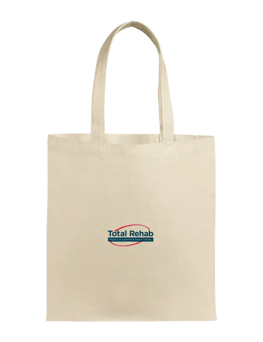 Eco Blend Natural Canvas Tote w/Total Rehab Logo