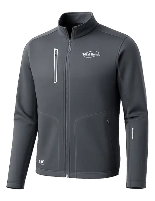 OGIO Dark Grey Endurance Fulcrum Full-Zip w/Total Rehab Logo