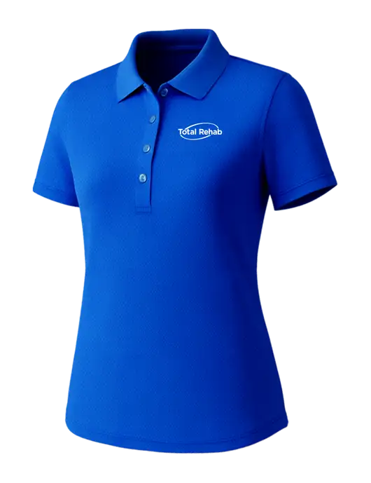 Callaway Womens Core Royal Performance Polo w/Total Rehab Logo