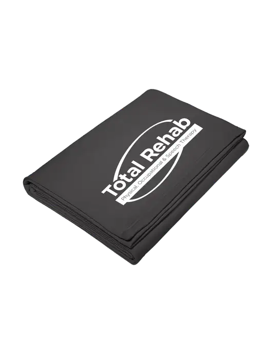 Core Charcoal Fleece Sweatshirt Blanket w/Total Rehab Logo