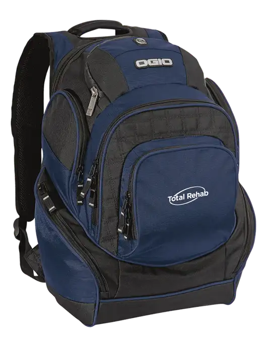 OGIO Navy Mastermind Pack w/Total Rehab Logo
