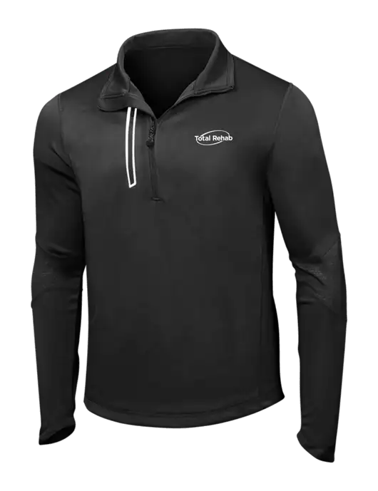 OGIO Blacktop Endurance Fulcrum 1/4 Zip w/Total Rehab Logo