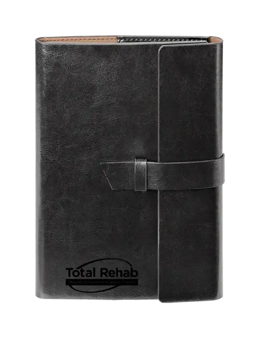 Fabrizio Black 6.875 x 9.56 Portfolio w/Total Rehab Logo
