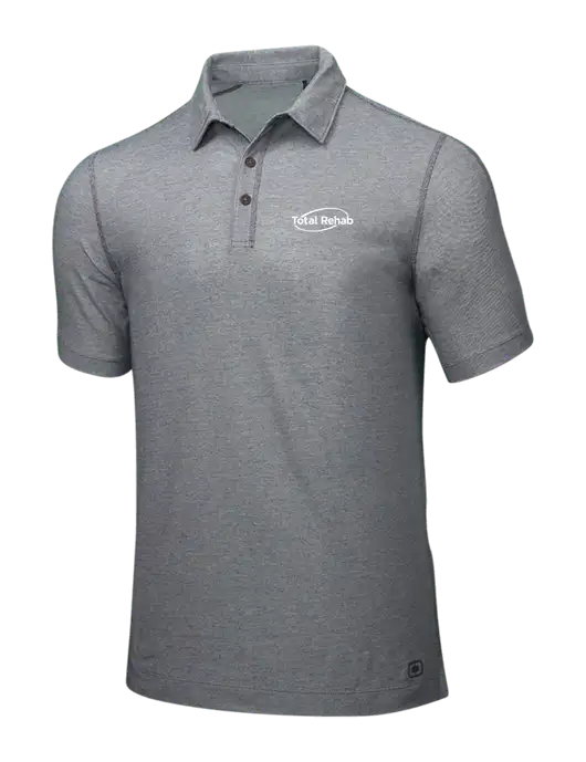 OGIO Medium Grey ONYX Polo w/Total Rehab Logo