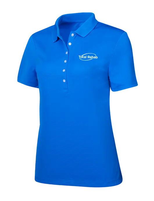 Callaway Womens Ottoman Royal Blue Polo w/Total Rehab Logo